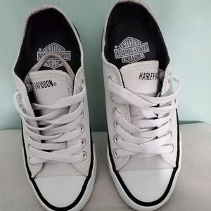 HARLEY DAVIDSON Casual Suede Sneakers sz.5 Womens